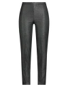 Cristinaeffe Woman Pants Black Size 4 Polyester, Viscose, Elastane, Metal In Black