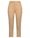 Cristinaeffe Woman Pants Camel Size 12 Polyester, Viscose, Elastane
