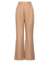Cristinaeffe Woman Pants Camel Size 2 Polyester In Beige