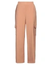 Cristinaeffe Woman Pants Camel Size 8 Polyester, Elastane In Beige
