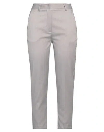 Cristinaeffe Woman Pants Light Grey Size 4 Polyester, Elastane, Viscose