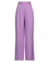 Cristinaeffe Woman Pants Light Purple Size 4 Polyester