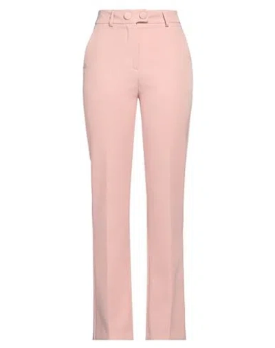Cristinaeffe Woman Pants Pink Size 12 Polyester, Elastane