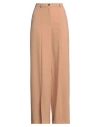 Cristinaeffe Woman Pants Sand Size 10 Polyester In Orange