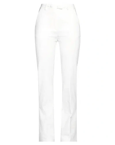 Cristinaeffe Woman Pants White Size 10 Polyester, Elastane