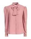 Cristinaeffe Woman Shirt Antique Rose Size M Polyester In Gray
