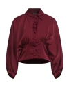 Cristinaeffe Woman Shirt Burgundy Size Xs Polyester In Red