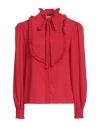 Cristinaeffe Woman Shirt Red Size M Polyester In Red