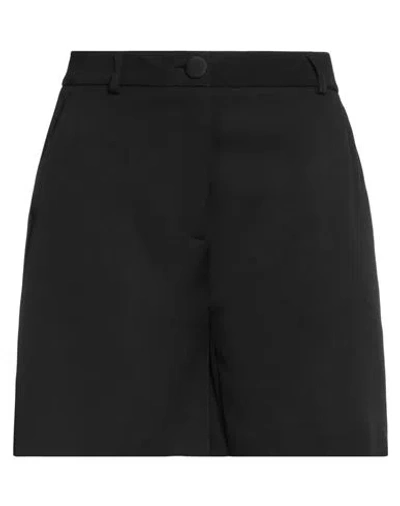 Cristinaeffe Woman Shorts & Bermuda Shorts Black Size 4 Polyester, Elastane