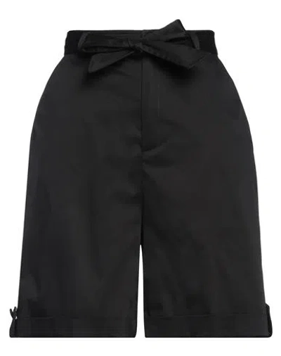Cristinaeffe Woman Shorts & Bermuda Shorts Black Size 8 Cotton, Elastane