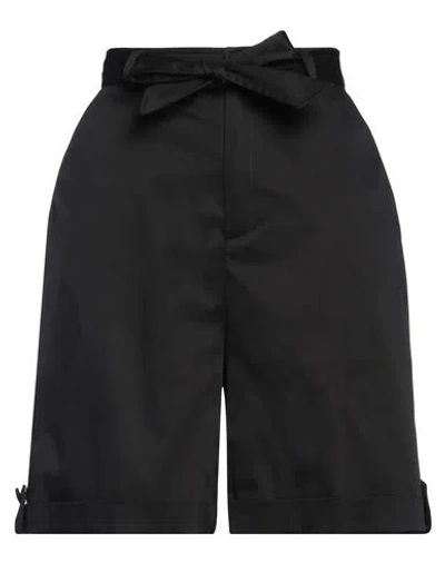 Cristinaeffe Woman Shorts & Bermuda Shorts Black Size 8 Cotton, Elastane In Black