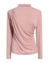 Cristinaeffe Woman T-shirt Blush Size M Polyester, Elastane In Pink