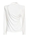 Cristinaeffe Woman T-shirt Blush Size M Polyester, Elastane In White