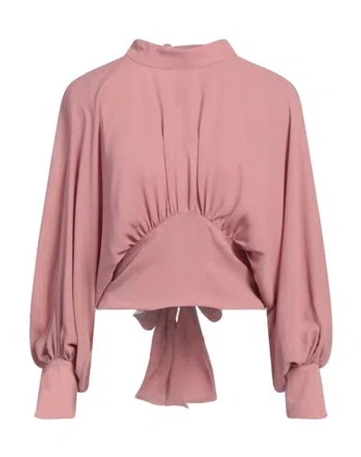 Cristinaeffe Woman Top Antique Rose Size L Polyester In Pink