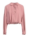 Cristinaeffe Woman Top Antique Rose Size L Polyester In Pink