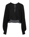 Cristinaeffe Woman Top Black Size M Polyester