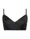 Cristinaeffe Woman Top Black Size S Polyester, Elastane