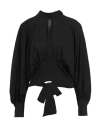 Cristinaeffe Woman Top Black Size S Polyester