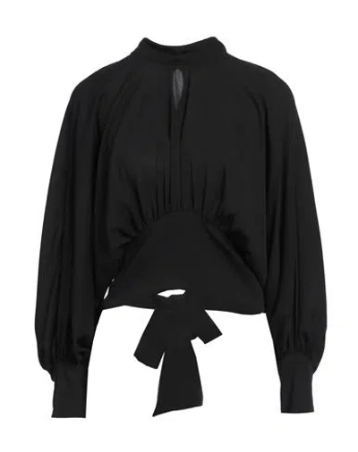 Cristinaeffe Woman Top Black Size S Polyester