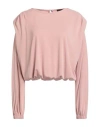 Cristinaeffe Woman Top Blush Size M Polyester, Elastane In Pink