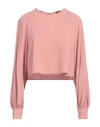 Cristinaeffe Woman Top Blush Size M Polyester In Pink