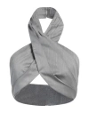 Cristinaeffe Woman Top Grey Size M Polyester, Viscose, Elastane In Grey