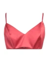 Cristinaeffe Woman Top Red Size M Polyester, Elastane