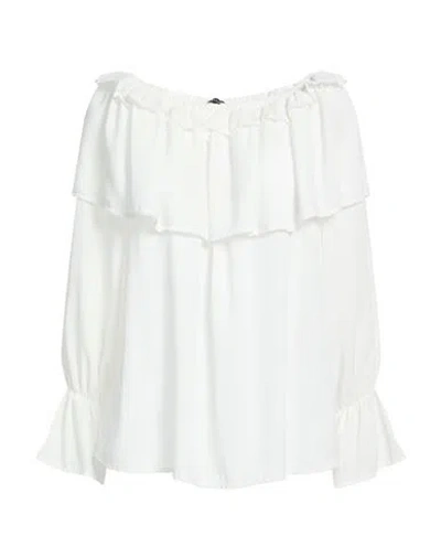 Cristinaeffe Woman Top White Size L Polyester