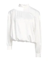 Cristinaeffe Woman Top White Size L Polyester, Elastane