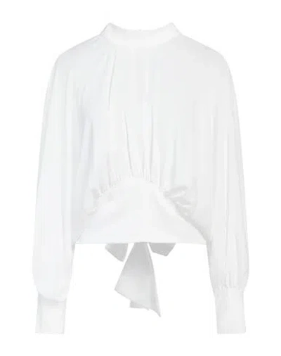 Cristinaeffe Woman Top White Size M Polyester