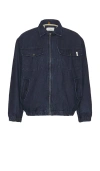 Critical Slide Blackbird Denim Jacket In 蓝黑色