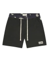 Critical Slide Splatter Plain Jane 16 Swimtrunk In Blue