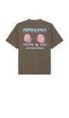 Critical Slide Brainwave Tee In Charcoal