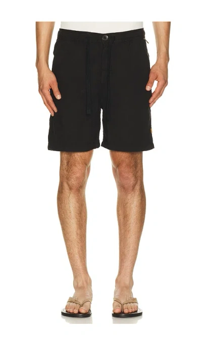 Critical Slide Cruiser Linen Walkshort In Black