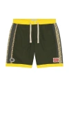 Critical Slide Mendoza 16 Mixed Tape Boardshort In Green