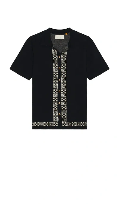 Critical Slide La Concha Polo Shirt In Black