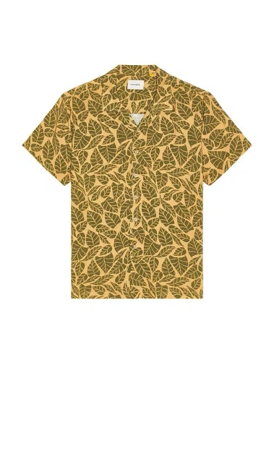 Critical Slide Scrub Resort Shirt In Green