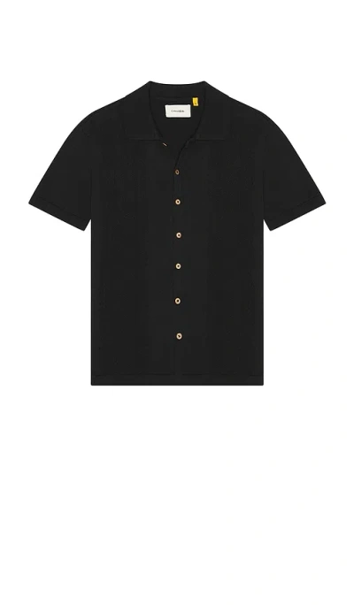 Critical Slide Trader Knit Shirt In 黑色
