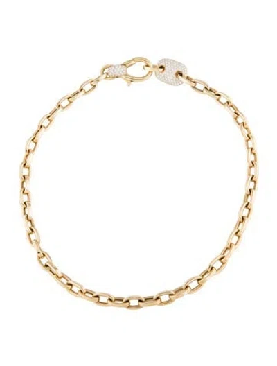Pre-owned Crivelli 18k 3.86ctw Diamond Station Necklace, 17" In Multi