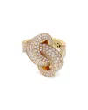 Crivelli 18k Yellow Gold Pave Interwoven Diamond Ring, 3.5 Ct. T. W. In Gold