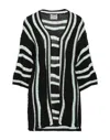 Croche Cardigans In Black