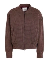 Croche Crochè Woman Jacket Burgundy Size M Polyester, Viscose, Elastane, Acrylic In Red