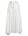 Croche Crochè Woman Midi Skirt White Size M Viscose, Polyester In White