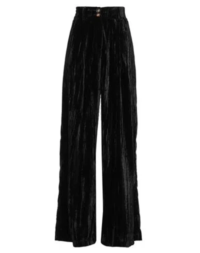 Croche Crochè Woman Pants Black Size M Polyester In Black