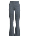 Croche Crochè Woman Pants Blue Size L Polyester, Viscose, Elastane, Acrylic