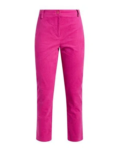 Croche Crochè Woman Pants Fuchsia Size M Cotton In Pink