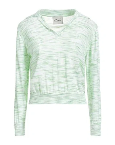 Croche Sweaters In Green