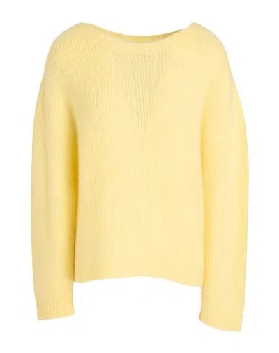 Croche Crochè Woman Sweater Yellow Size S Acrylic, Polyamide, Mohair Wool, Elastane