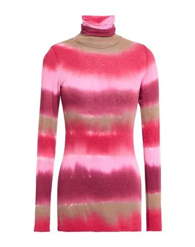 Croche Crochè Woman T-shirt Fuchsia Size M Viscose, Polyamide, Cashmere, Elastane