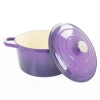 Crock-pot Artisan 2 Piece 5 Quart Enameled Cast Iron Dutch Oven With Lid In Lavender In Purple